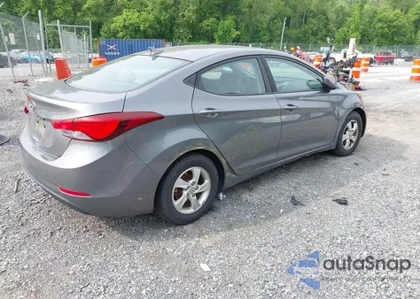 2014 Hyundai Elantra Se from USA, damaged, VIN 5NPDH4AE2EH510470